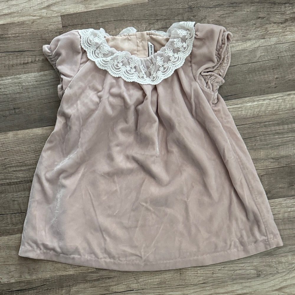 NWT Janie and Jack Velvet and Lace Dress